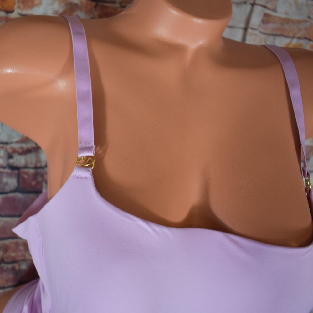 Victorias Secret XL Very Sexy Subtle Shine Shelf Bra Bodysuit W Thong Soft Pink - Picture 6 of 12